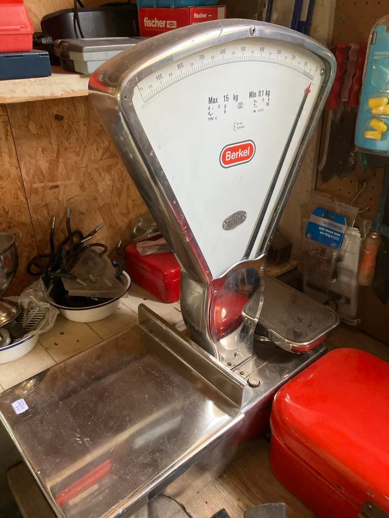 Berkel weegschaal - Max 15 kg - Vintage design, Ophalen of Verzenden, Gebruikt