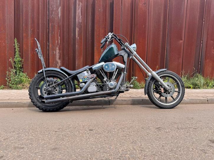 Harley davidson EVO ZELFBOUW, Motoren, Motoren | Harley-Davidson, Particulier, Chopper, meer dan 35 kW, 2 cilinders, Motorrijbewijs A