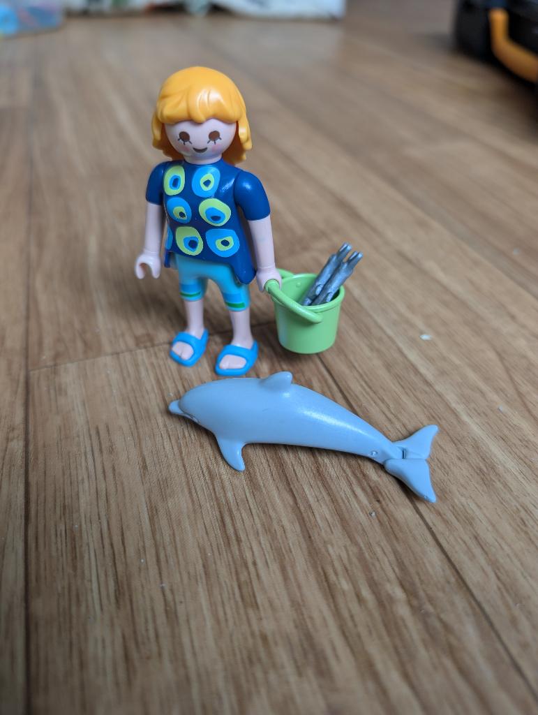 playmobiel Dolfijnentrainer 5876, Ophalen of Verzenden, Gebruikt