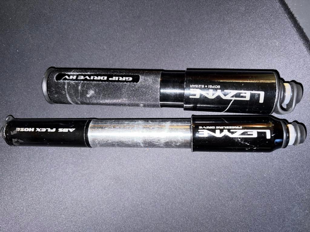 Lezyne Grip Drive HV & Pressure Drive Fietspompen, Ophalen of Verzenden, Gebruikt