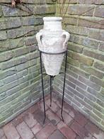 Stenen kruik in standaard, Antiek en Kunst, Ophalen