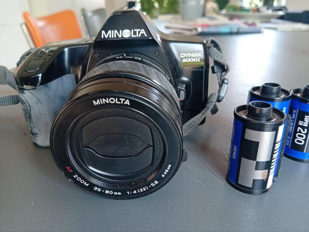 Minolta camara, Ophalen of Verzenden, Spiegelreflex, Minolta