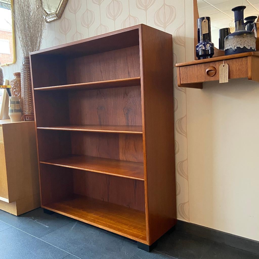 Vintage Deense Boekenkast van Borge Mogensen, Ophalen, Gebruikt, 100 tot 150 cm, 50 tot 100 cm