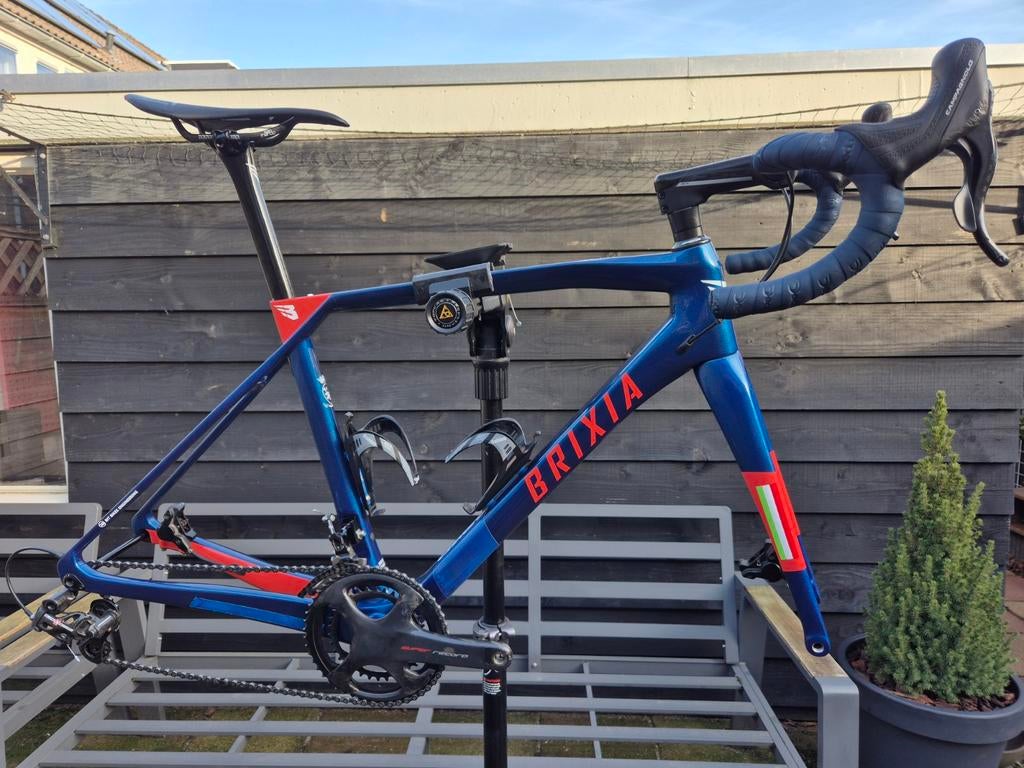 Italiaans carbon disc frame maat S campagnolo sr/H11 groep, Ophalen