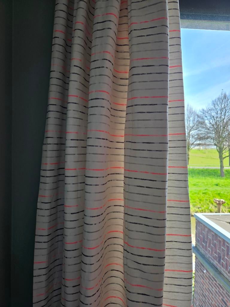 Gordijnen 175x115cm, zo goed als nieuw, 200 cm of meer, Grijs, Ophalen of Verzenden, Zo goed als nieuw