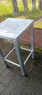 Slagerij aluminium tafel, Ophalen, Zo goed als nieuw