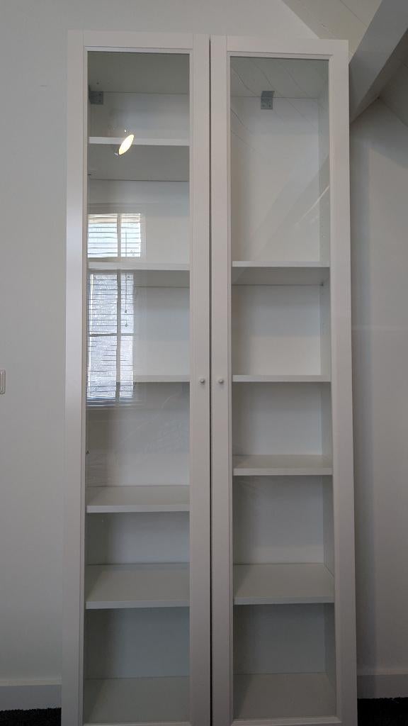 2 keer Billy met  deur GERESERVEERD, Huis en Inrichting, Ophalen, Met deur(en), 200 cm of meer, 50 tot 100 cm