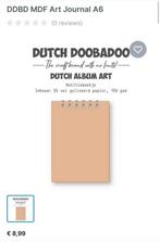 DDBD mdf notitieboekje, Hobby en Vrije tijd, Ophalen of Verzenden, Zo goed als nieuw, Frame of Mal