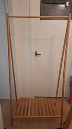 2x Kledingrekken bamboe, Ophalen of Verzenden