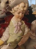 Antiek Porseleinen Beeld: Herder en Herderin met Dieren, Ophalen