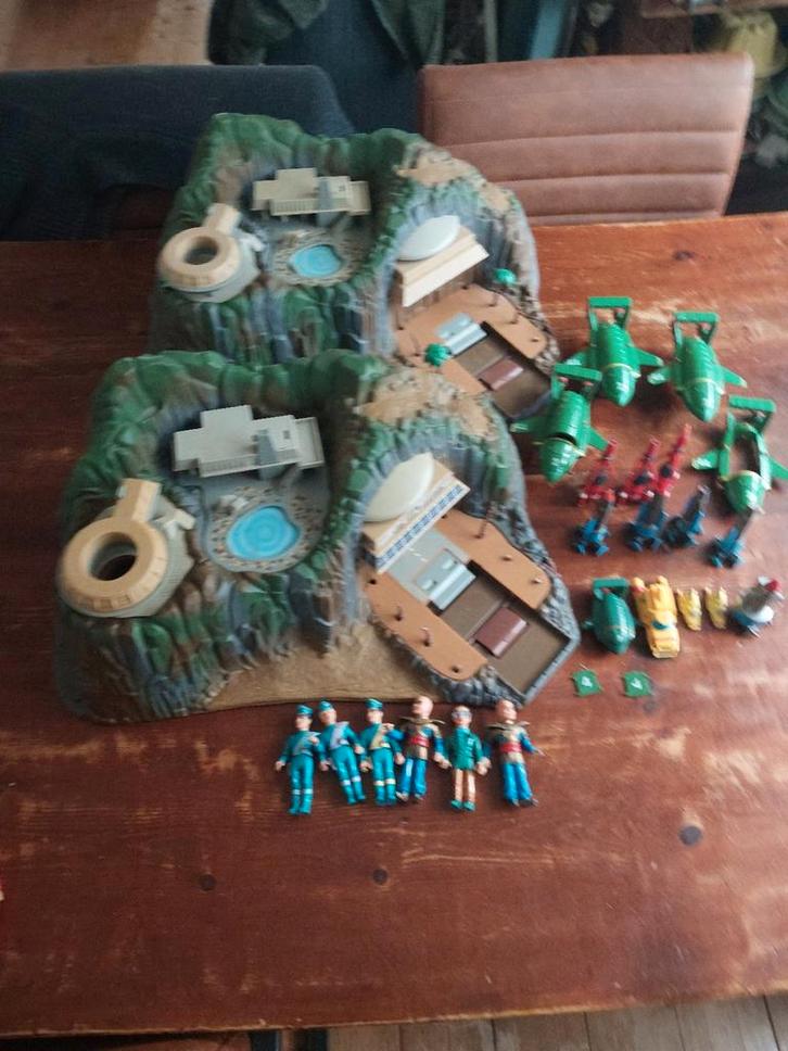 Thunderbirds Speelset met Figuren en Voertuigen, Kinderen en Baby's, Speelgoed | Actiefiguren, Gebruikt, Ophalen of Verzenden