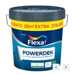 Nieuw Flexa powerdek murverf ral 9010, Doe-het-zelf en Verbouw, Verf, Beits en Lak, Ophalen of Verzenden, Zo goed als nieuw, Wit