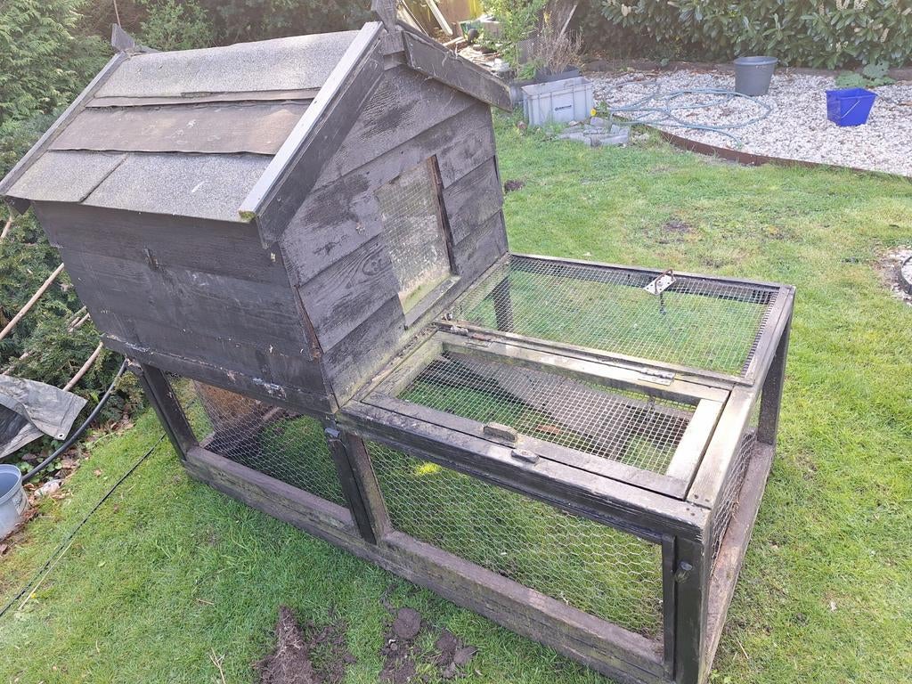 Kippenren kippenhok konijnenren dierenhok, Ophalen, Kippenhok of Kippenren