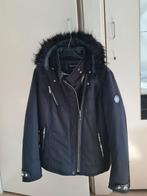 Dames tussenjas met bontkraag - Maat XL, Zwart, Milano Tesoro, Maat 46/48 (XL) of groter, Ophalen of Verzenden