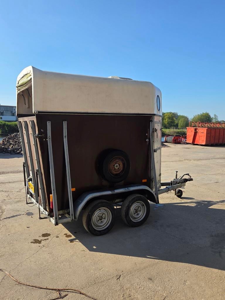 1.5 paards paardentrailer, Dieren en Toebehoren, Ophalen, Gebruikt, Hout, 1½-paards trailer