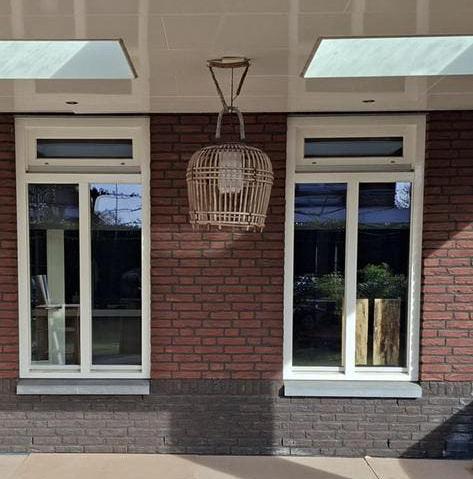 2 kozijnen, Doe-het-zelf en Verbouw, Kozijnen en Schuifpuien, Raamkozijn, Hout, 150 tot 225 cm, 75 tot 150 cm, Ophalen