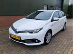 Toyota Auris 1.8 Hybrid Dynamic Ultimate bj 2018 automaat, Auto's, Stof, Wit, Volledig hybride, 5 stoelen