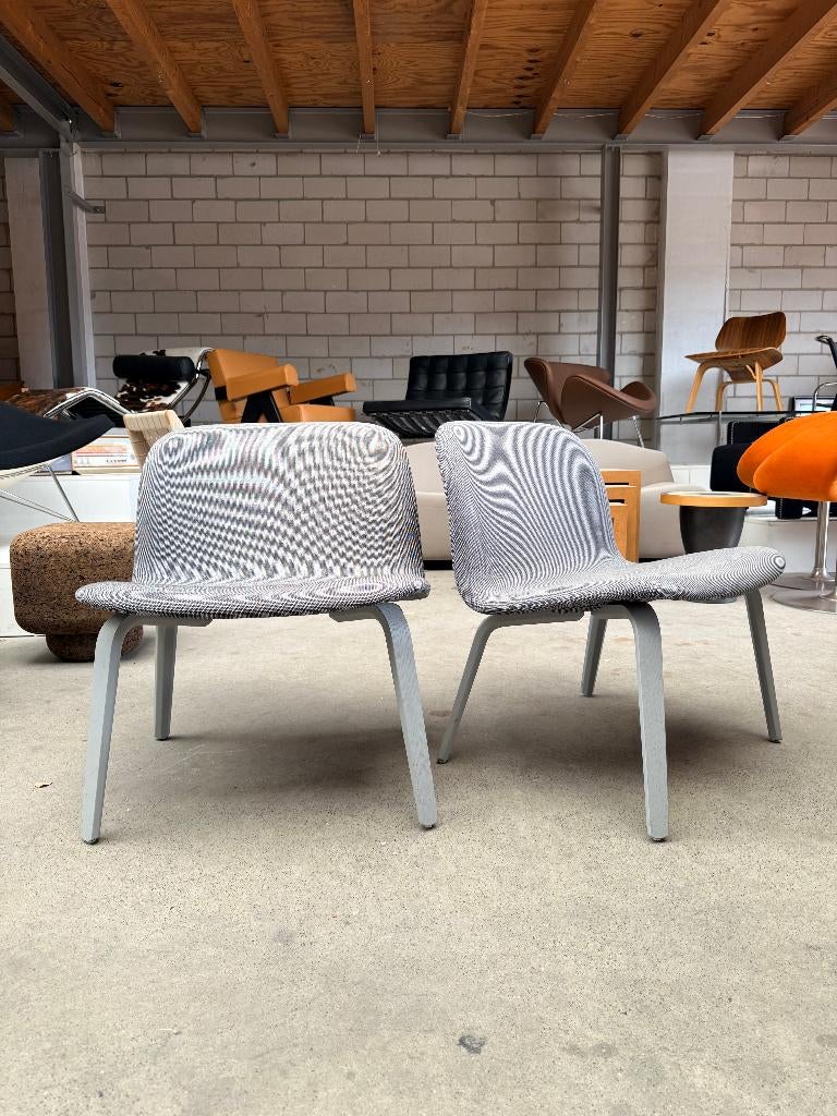 Muuto Visu Lounge chair (2x), Ophalen, Gebruikt, Minder dan 75 cm, Scandinavisch