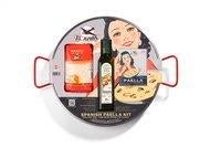 PAELLA PAN KIT VOOR STARTERS VOOR 6 PERSOONEN, Overige materialen, Verzenden, Nieuw, Keramische plaat
