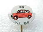 speldje Fiat 600  1964 rood, Ophalen of Verzenden, Gebruikt, Overige onderwerpen