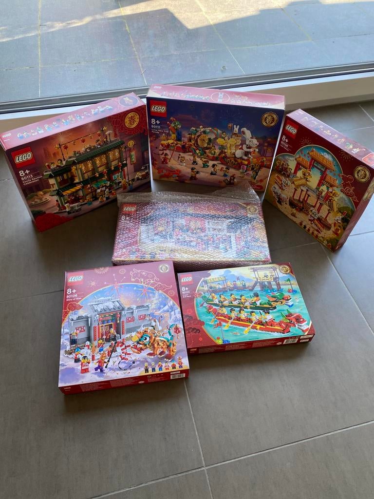 Lego lot Chinees nieuwjaar, Kinderen en Baby's, Speelgoed | Duplo en Lego, Ophalen of Verzenden, Zo goed als nieuw
