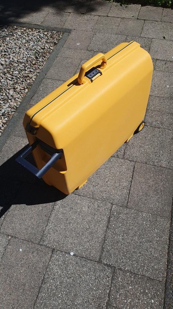 Samsonite koffer, Gebruikt, Hard kunststof, 45 tot 55 cm, Wieltjes
