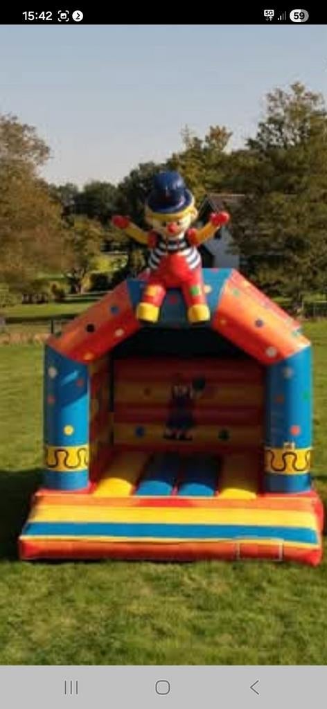 Springkussen clown., Ophalen, Gebruikt, Overige