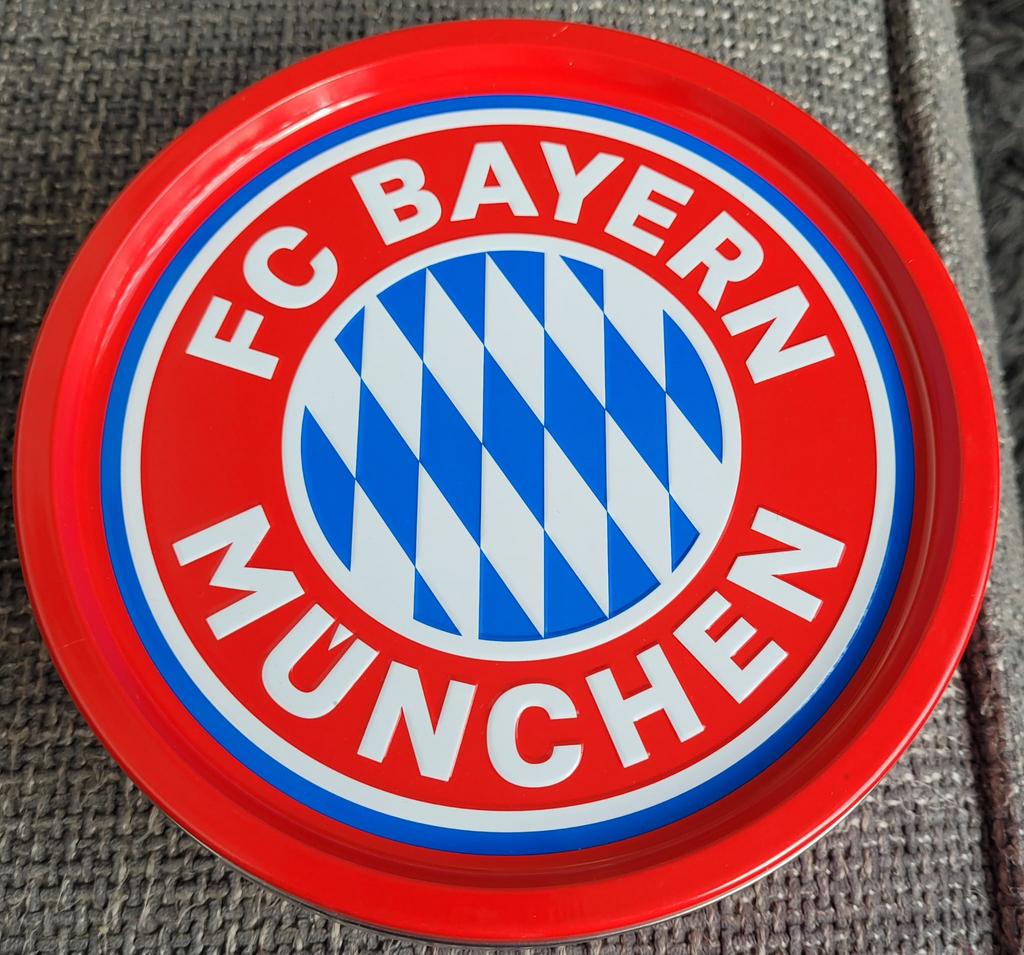 FC Bayern München butterkekse koekjestrommel, Ophalen of Verzenden, Nieuw, Buitenlandse clubs, Overige typen