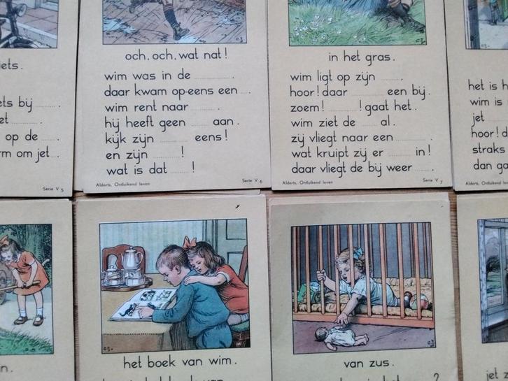 Oude schoolkaarten Cornelis Jetses, Antiek en Kunst, Antiek | Schoolplaten, Ophalen of Verzenden