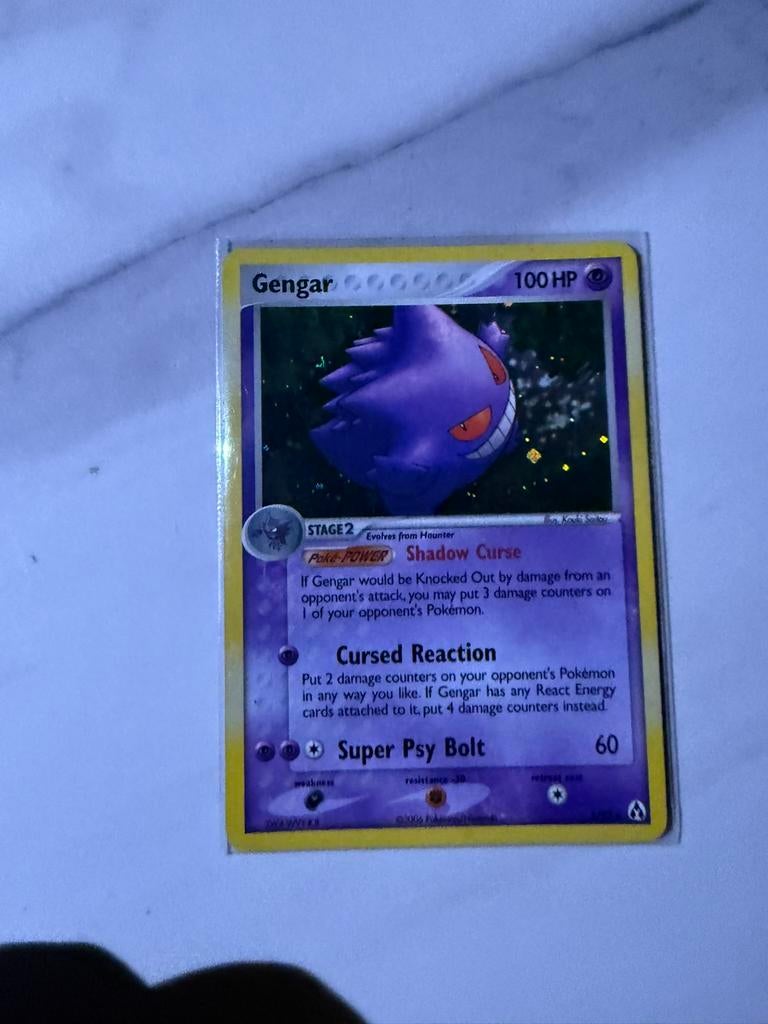 2006 Pokemon Ex Legend Maker Gengar Holo, Ophalen of Verzenden, Zo goed als nieuw