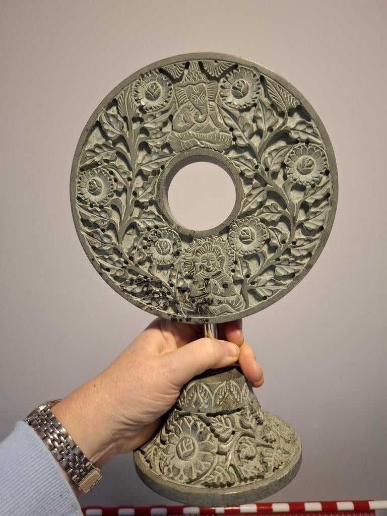 PTMD handgesneden stenen object, Ophalen of Verzenden, Gebruikt, Fantasy