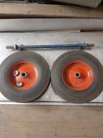 massieve wielen met as, Ophalen of Verzenden, Zo goed als nieuw, Overige typen