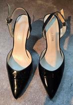 Zwarte slingback pumps van Patrizia Dini in maat 39., Ophalen of Verzenden, Instappers, Zwart, Patrizia Dini