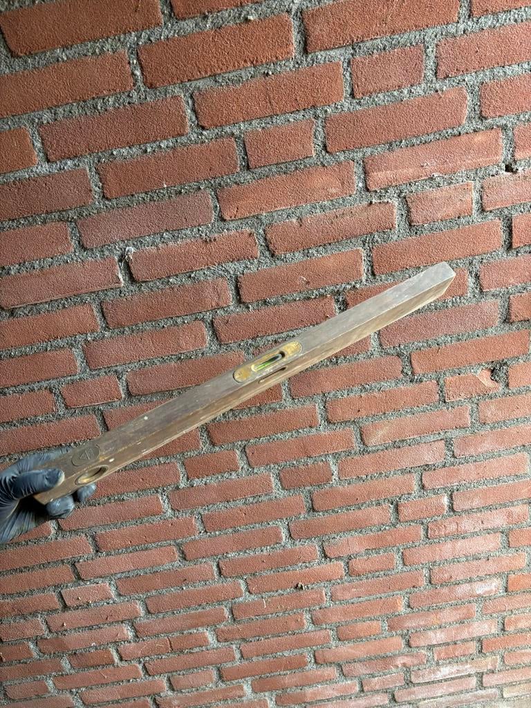 Antieke houten waterpas - Stabila Stabila, Antiek en Kunst, Ophalen