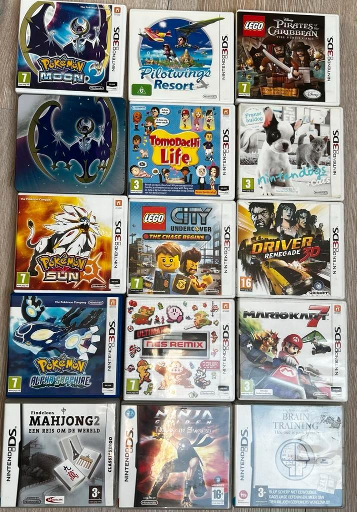Nintendo 3ds en ds games, Spelcomputers en Games, 1 speler, Zo goed als nieuw, Vanaf 3 jaar, Ophalen