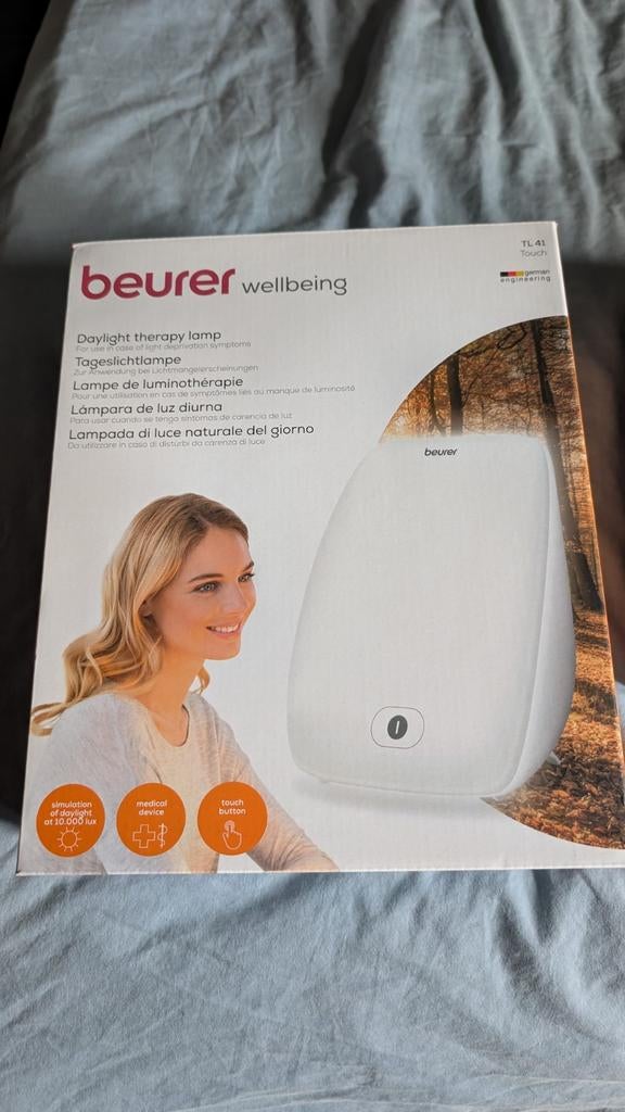 Beurer TL 41 Daglichtlamp - Lichttherapie bij winterdip, Ophalen of Verzenden, Zo goed als nieuw, Overige typen