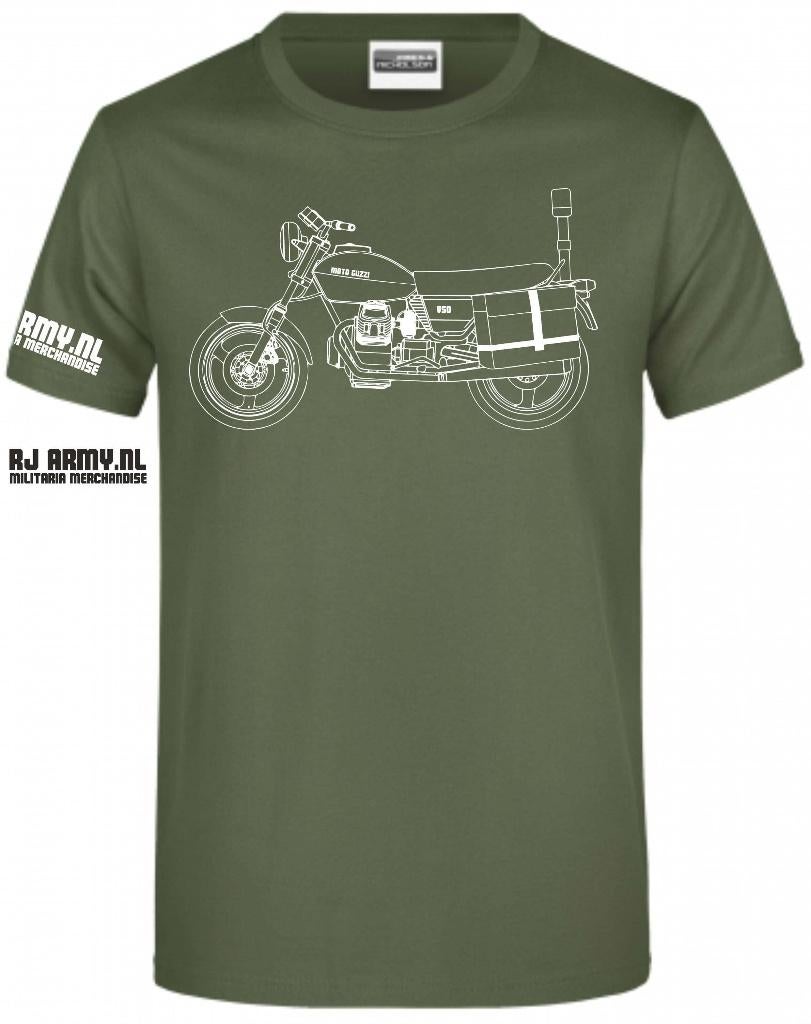 Moto Guzzi V50 legershirt van RJ Army Nijmegen, Ophalen of Verzenden, Landmacht, Nederland, Kleding of Schoenen