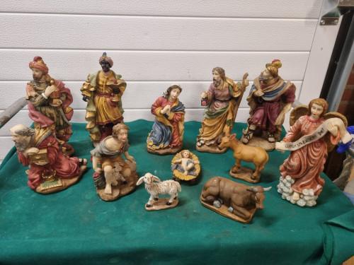 kerststalbeelden 12 stuks vintage groot, Ophalen of Verzenden, 'T Olde Gre-j, Info@toldegrej.nl, Endepoelstraat 20f Didam