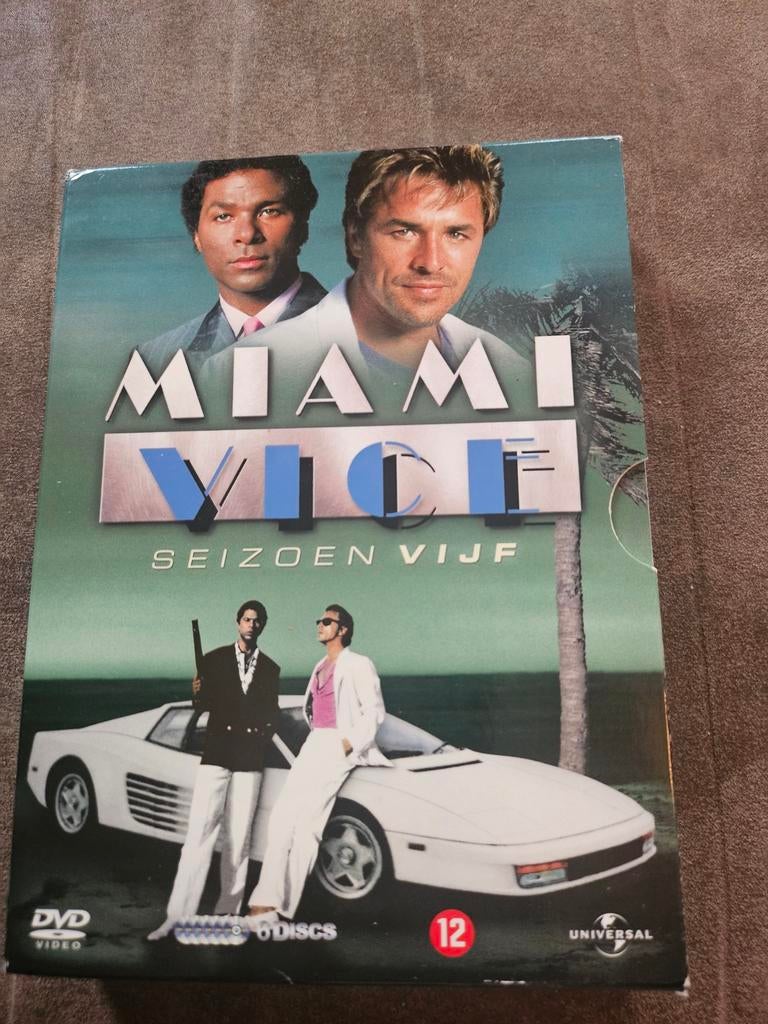 Miami Vice - Seizoen Vijf (DVD Boxset), Cd's en Dvd's, Dvd's | Tv en Series, Gebruikt, Boxset, Ophalen of Verzenden, Actie en Avontuur