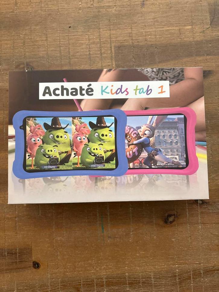 Achaté Kids Tab 1 - Roze Kinder Tablet, Computers en Software, Android Tablets, Zo goed als nieuw, Wi-Fi, 7 inch of minder, 16 GB