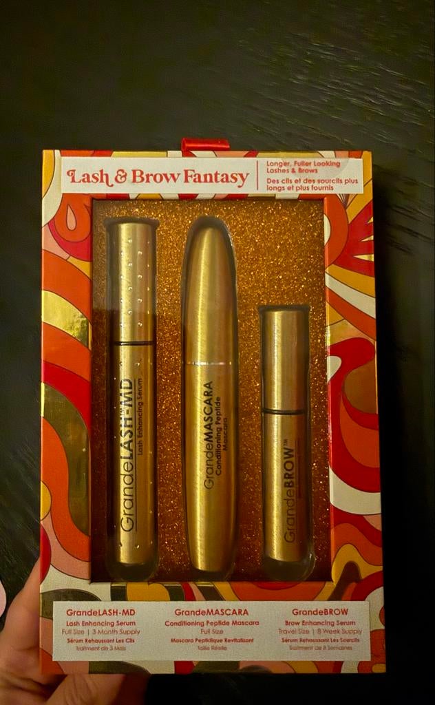 Grande Cosmetics Lash & Brow Fantasy set, Ogen, Nieuw, Ophalen of Verzenden, Make-up
