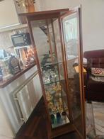 Mooie vitrinekast met glazen planken, Ophalen, Minder dan 50 cm, Glas, Klassiek