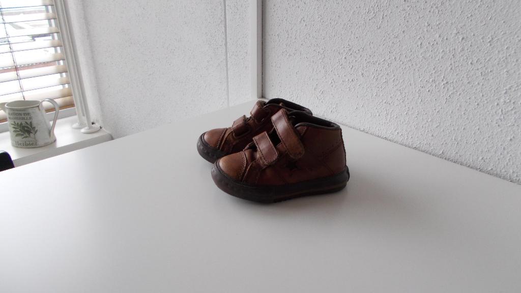 All Stars leer maat 19, Schoentjes, Ophalen of Verzenden, Zo goed als nieuw, Converse All Star