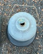 Vintage Zinken Vat / Ton met Handvat - Decoratief, Antiek en Kunst, Ophalen of Verzenden