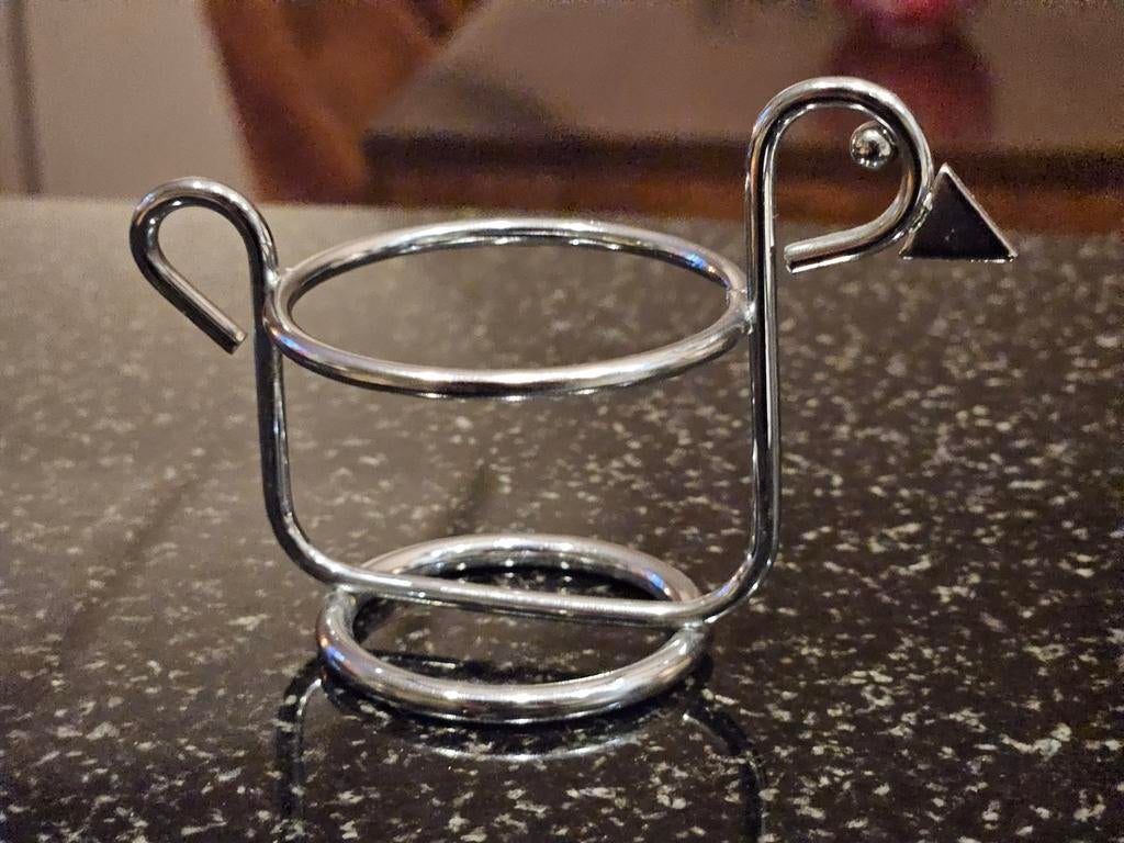 Rvs eierdopjes, Ophalen of Verzenden, Overige materialen, Overige stijlen, Overige typen