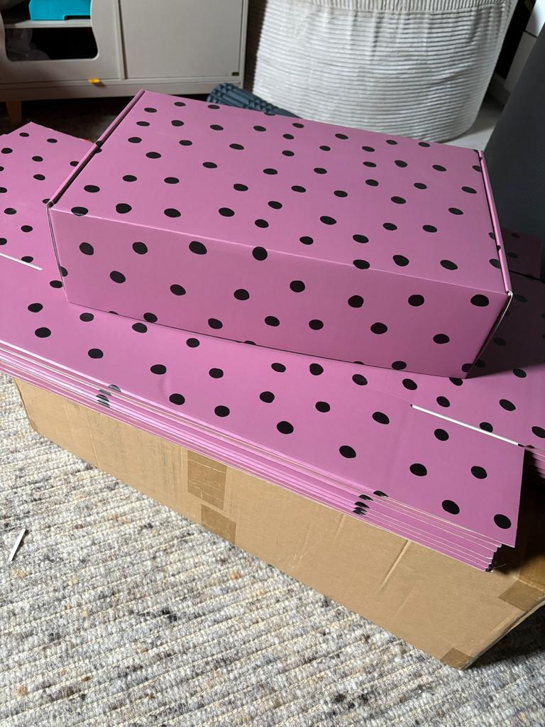 Kadodesign verzenddozen webshop nieuw 50 stuks, Doos, Ophalen of Verzenden, Minder dan 40 cm, Nieuw