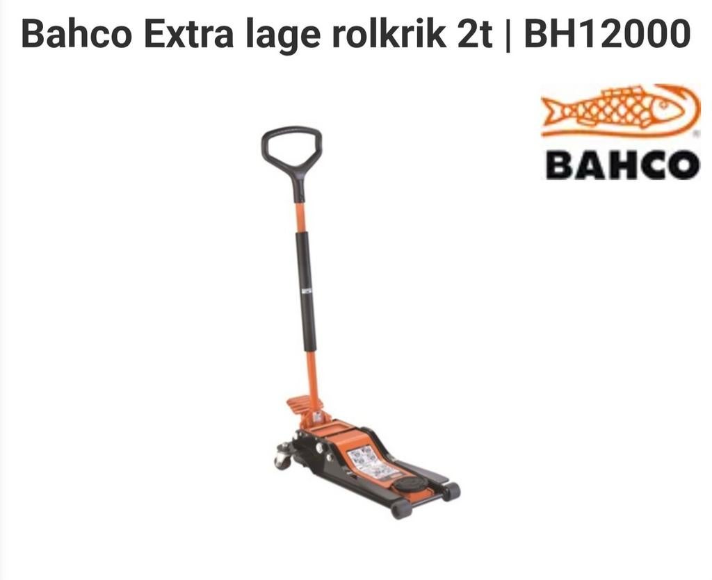 laag, 2T
Bahco BH12000 Rolkrik extra laag 2T, Ophalen, Nieuw, Hydraulisch, Garagekrik