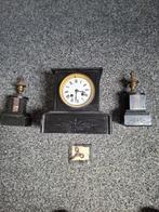 Frans Mantel klokstel met 2 zuilen opknapper of decoratie, Ophalen of Verzenden