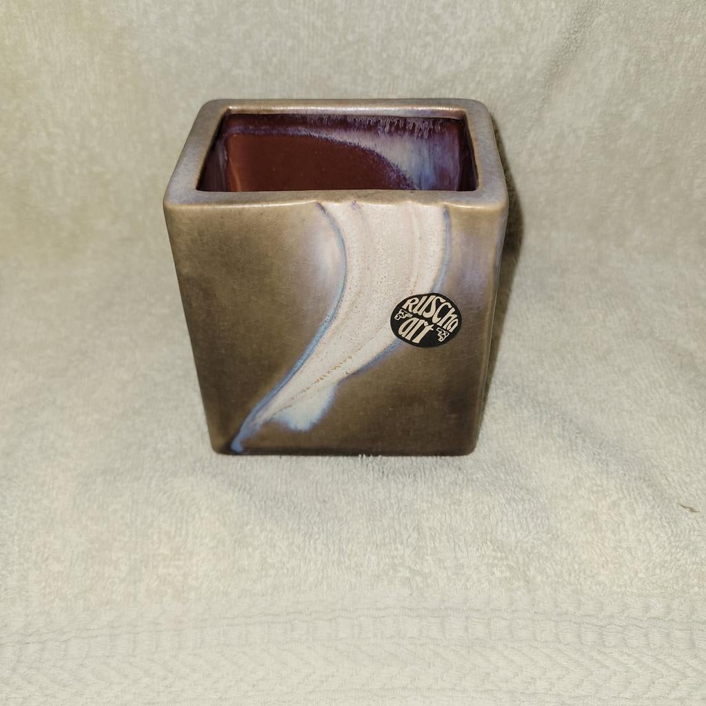 Vintage Ruscha Art Aardewerk West Germany Vaasje, Ophalen of Verzenden