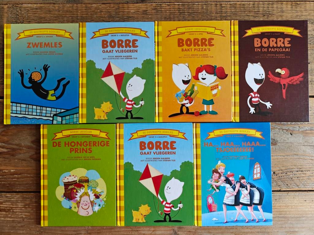 7 Borre boekjes van groep 3., Boeken, Ophalen of Verzenden, Zo goed als nieuw, Fictie algemeen